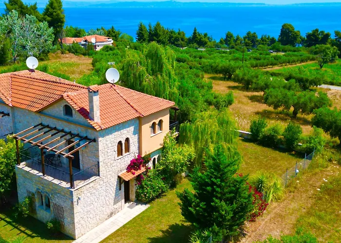 Comfort With Garden And View Villa Kriopigi